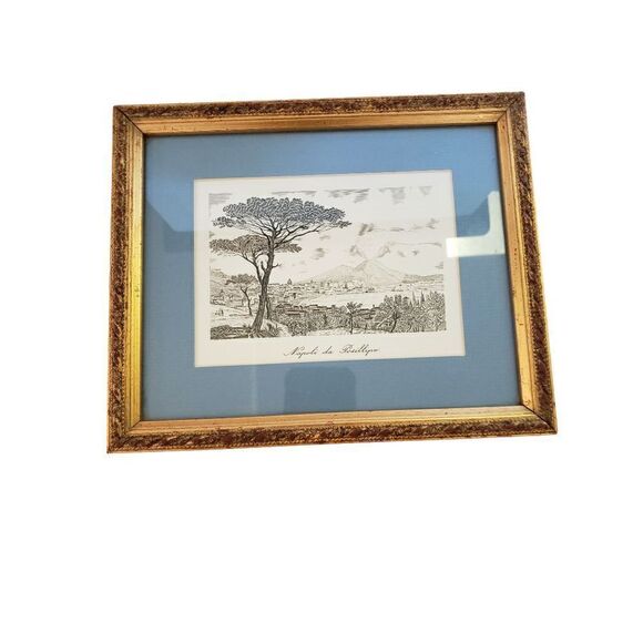 Napoli da Posillipo Framed Wall Hanging